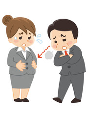 妊婦の部下に嫌味を言う上司　マタハラ