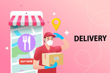 illustration of a birthday card