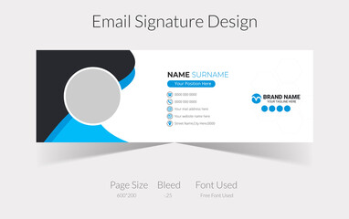 Creative Email Signature Template Design
