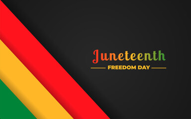 Juneteenth day, Juneteenth Independence Day. Freedom or Emancipation day. Annual American holiday, celebrated in June 19. African-American history