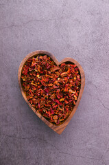 Crushed dry red pepper