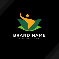 Traditional medicine logo vector design