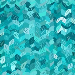 Seamless knitted pattern. Wool fabric. Christmas blue knitted pattern