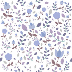 Seamless Floral Pattern Background.