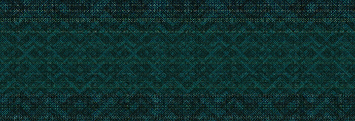 dark green abstract panoramic background with pattern. macro panorama, wide panoramic wallpaper