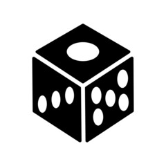 Dice icon vector design on trendy design.