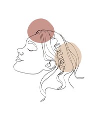 Aesthetic line art illustrations for wall decoration