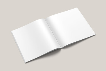 Square brochure mockup