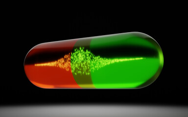 The pharmaceutical industry is developing an advanced drug capsule and curative supplement for personalized medicine with nanotechnology