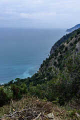 Fototapeta na wymiar Liguria cinque terre Italia, Italy, world heritage, in spring