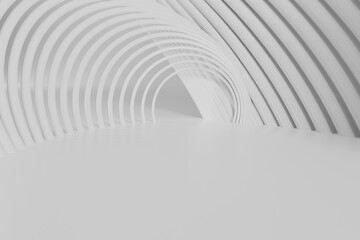 abstract white background on 3d rendering