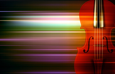abstract dark blur music background with violin - 509966836
