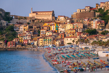 Aerial View of Scilla, Reggio Calabria, Calabria, Italy - obrazy, fototapety, plakaty