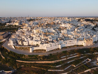 Aerial view of Ostuni 