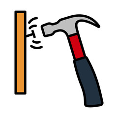 Icon Of Hammer Beat To Nail