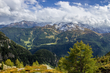 Fototapeta na wymiar Chaine du Mont Blanc