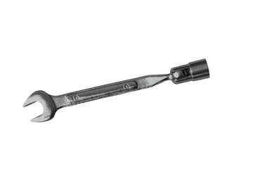 combination wrench, combination chrome vanadium wrenches isolated on white background