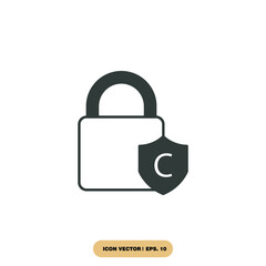 copyright icons  symbol vector elements for infographic web