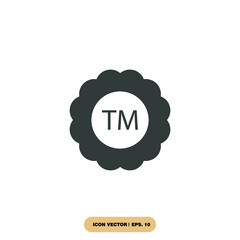 trade marks icons  symbol vector elements for infographic web