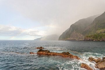A Rainbow from Seixal in Madeira.