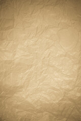 Crumpled paper recycling background.