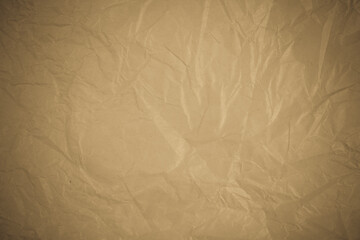 Crumpled paper recycling background.