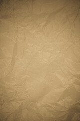 Crumpled paper recycling background.
