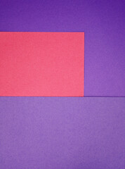 top view red and purple craft paper texture background
