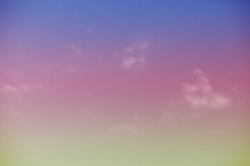 Colorful  clouds in sky.