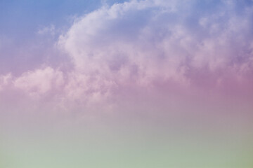 Colorful sky and clouds.