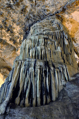 NEPTUN'S CAVE WITH STALACTITES AND STALAGMITES ON THE ISLAND OF SARDINIA © mario