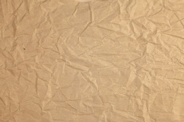 Vintage crumpled recycle paper background.