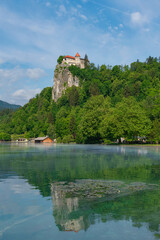 Bled Castle is a medieval castle located at the top a cliff, above the city of Bled in Slovenia