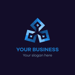 Abstract modern logo template