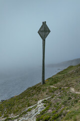 Wandering the paths of the Howth Peninsula, rocky seashore, powerful cliffs and scenery, Howth, Dublin, Ireland