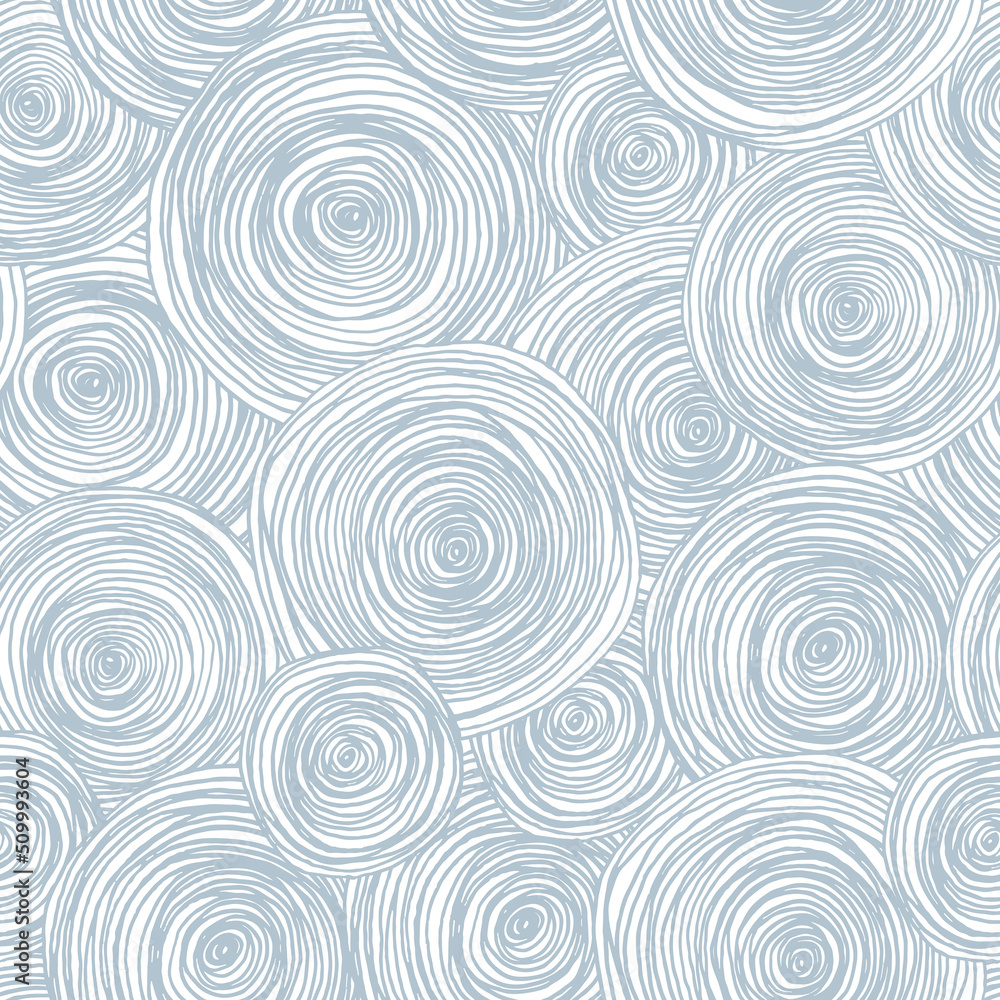 Aufkleber Seamless abstract pattern with circles