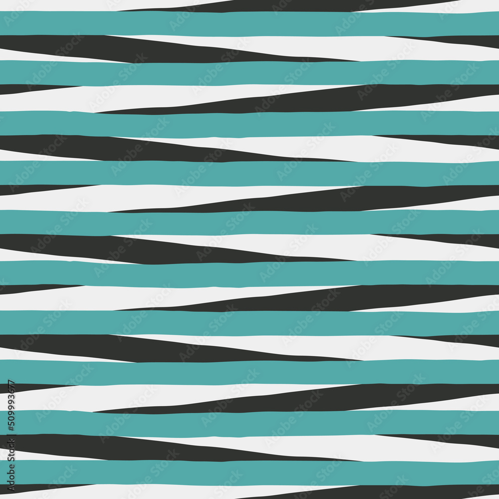 Poster seamless pattern with hand drawn lines