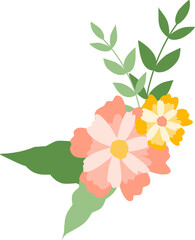 illustration of a flower cute