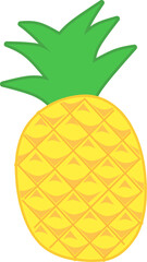illustration of a pineapple Fruit