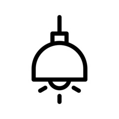 Lamp Icon Vector Symbol Design Illustration