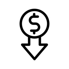 Low Price Icon Vector Symbol Design Illustration