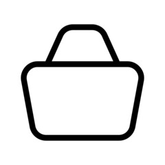 Basket Icon Vector Symbol Design Illustration