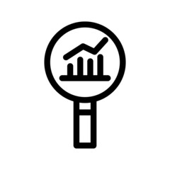 Analysis Icon Vector Symbol Design Illustration