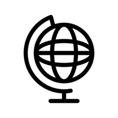 Obraz premium Globe Icon Vector Symbol Design Illustration