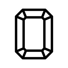 Jewel Icon Vector Symbol Design Illustration