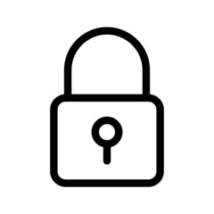 Lock Icon Vector Symbol Design Illustration