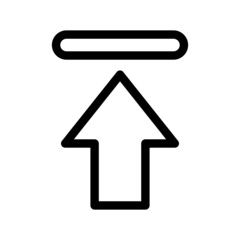 Upload Icon Vector Symbol Design Illustration