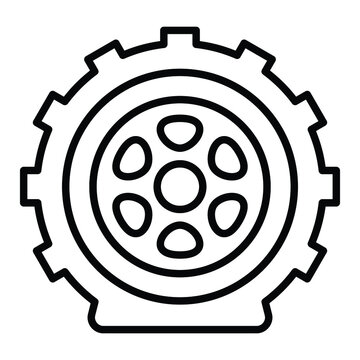 recommend clip art: Flat Tire Icon Style