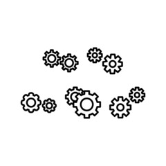System Icon Set Vector Symbol Design Illustration