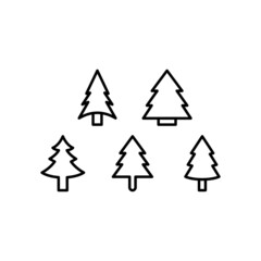 Fototapeta premium Christmas Icon Set Vector Symbol Design Illustration